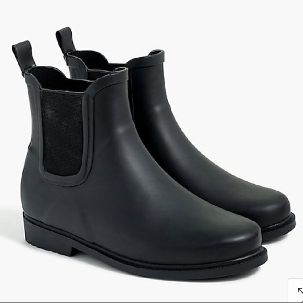 J. Crew Factory Chelsea rain boots Item AA538*